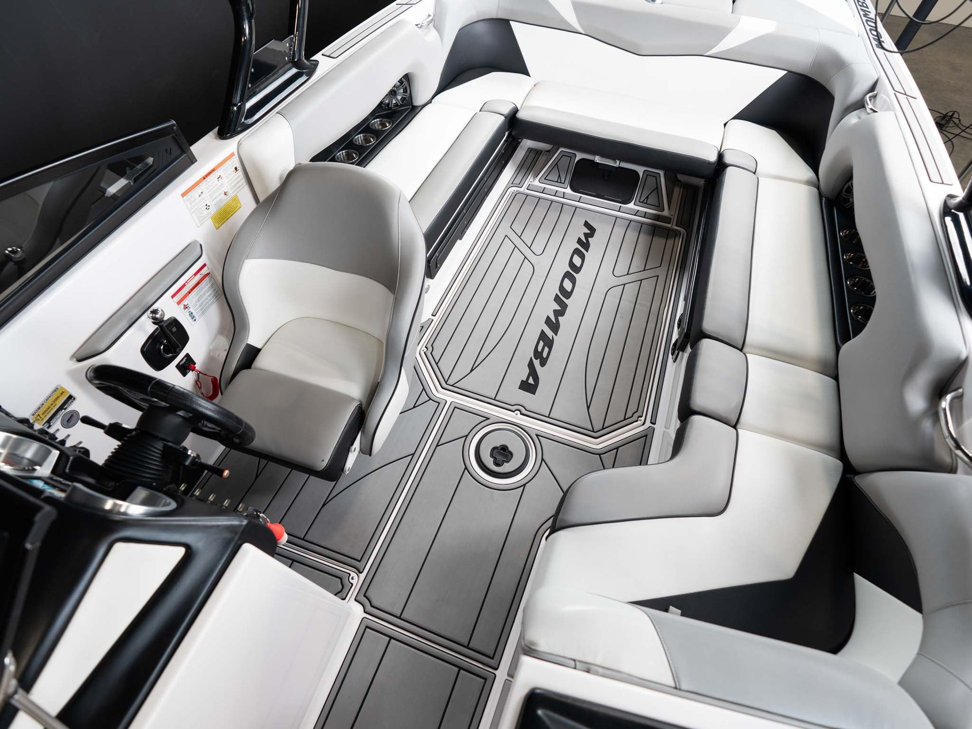 2018 Moomba Mojo - White / Black / Gray - BoardCo Boats