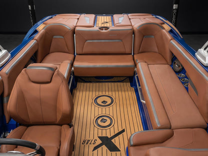 2019 Mastercraft XStar - Blue / Saddle Brown