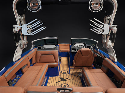 2019 Mastercraft XStar - Blue / Saddle Brown