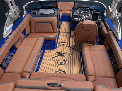 2019 Mastercraft XStar - Blue / Saddle Brown