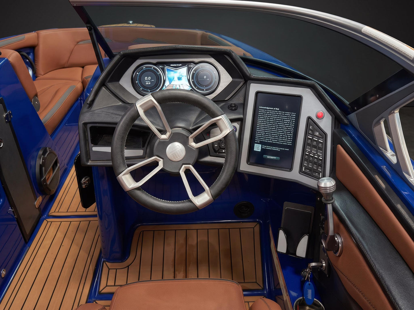 2019 Mastercraft XStar - Blue / Saddle Brown