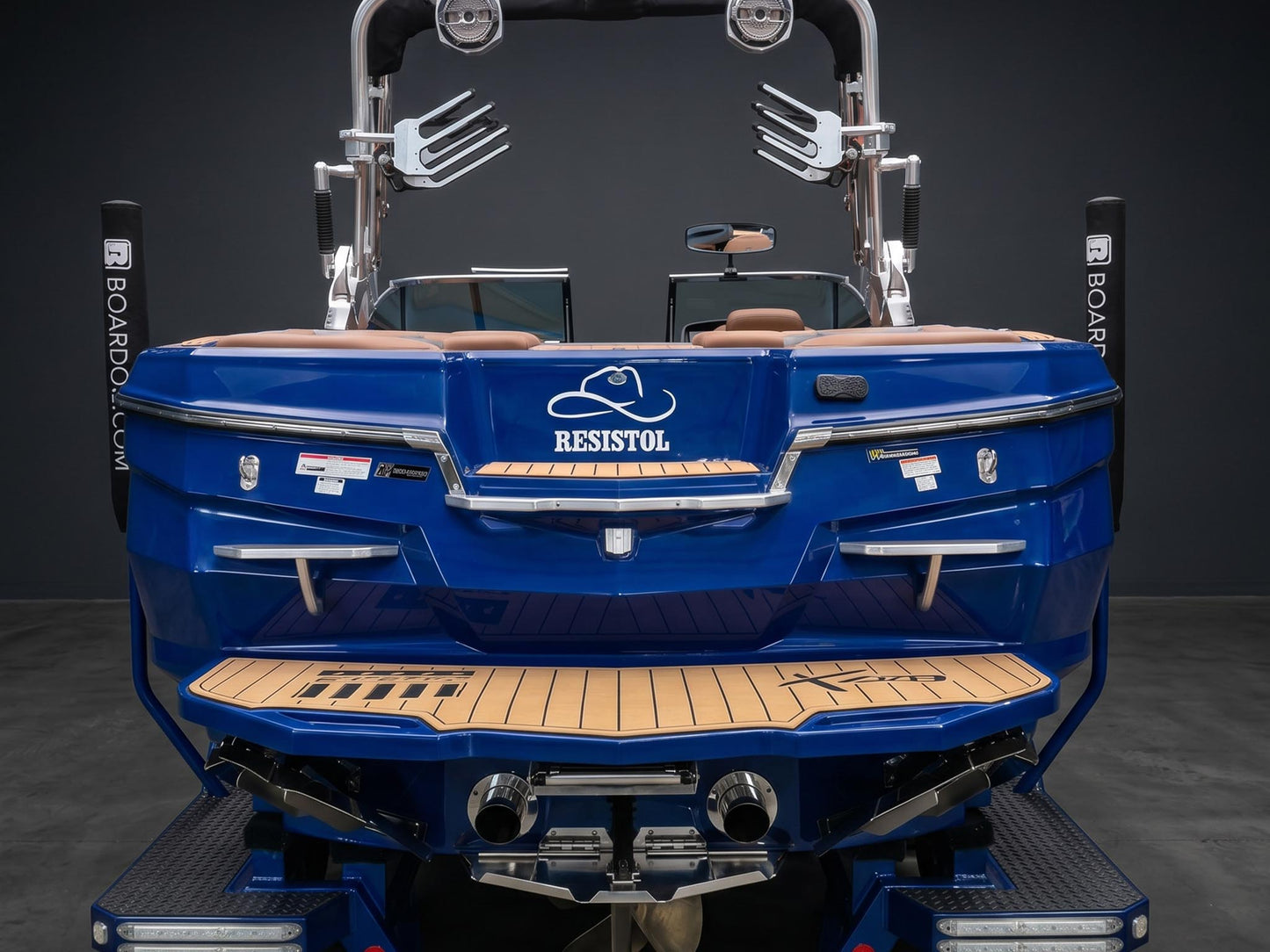 2019 Mastercraft XStar - Blue / Saddle Brown