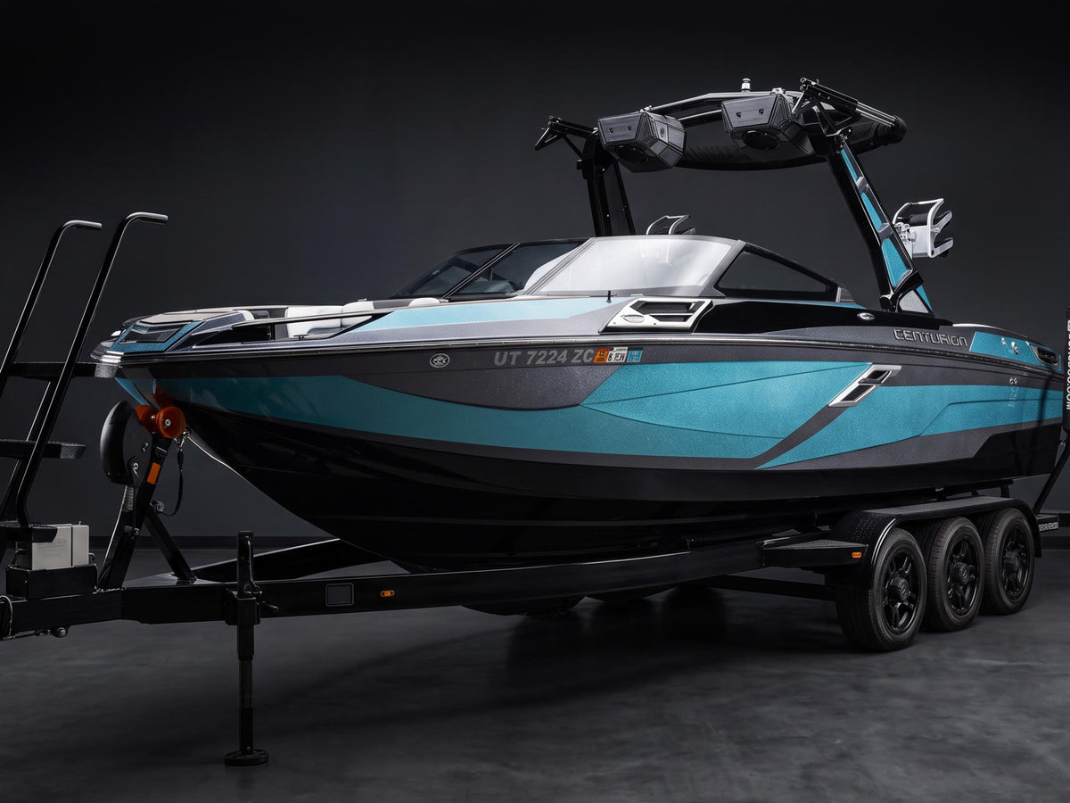 2021 Centurion Ri245 in Onyx Black / Gunmetal Flake / Sky Blue Flake