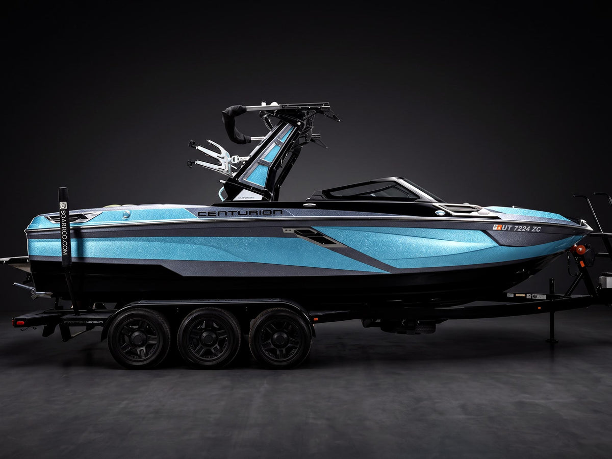 2021 Centurion Ri245 in Onyx Black / Gunmetal Flake / Sky Blue Flake