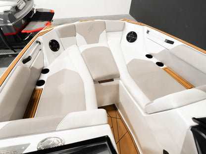 2021 ATX Type S - White / Blue Flake - BoardCo Boats