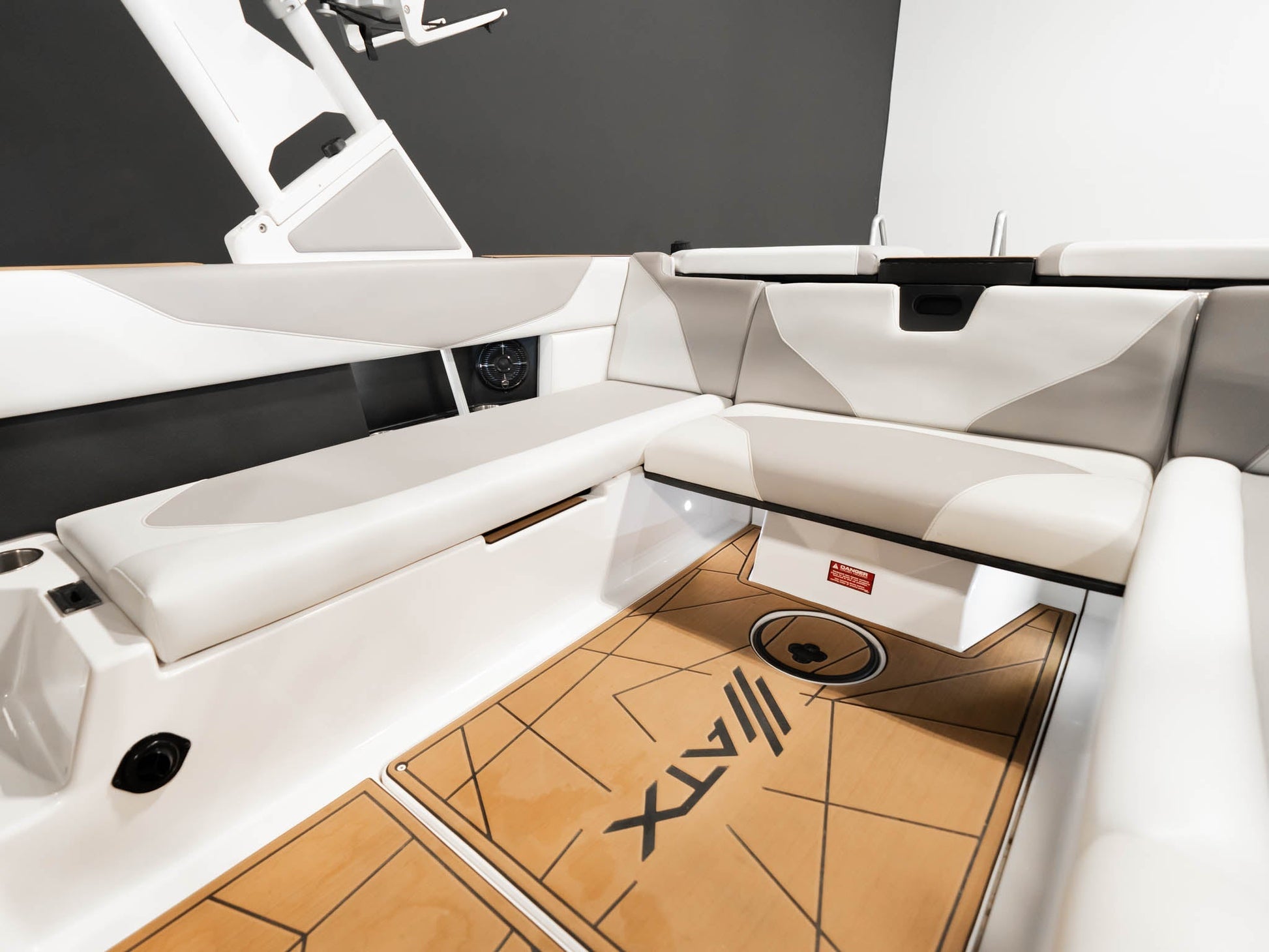 2021 ATX Type S - White / Blue Flake - BoardCo Boats