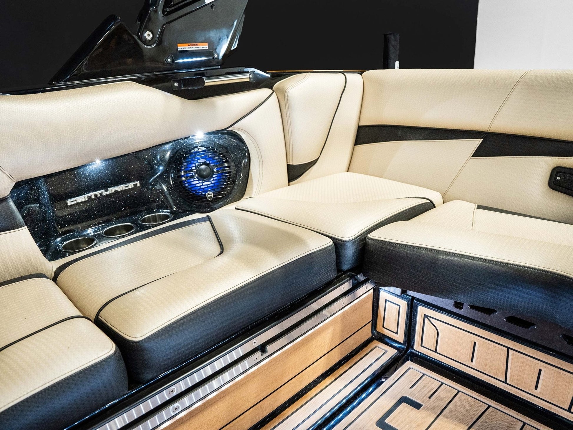 2021 Centurion Fi23 - Black Flake / Onyx Black - BoardCo Boats
