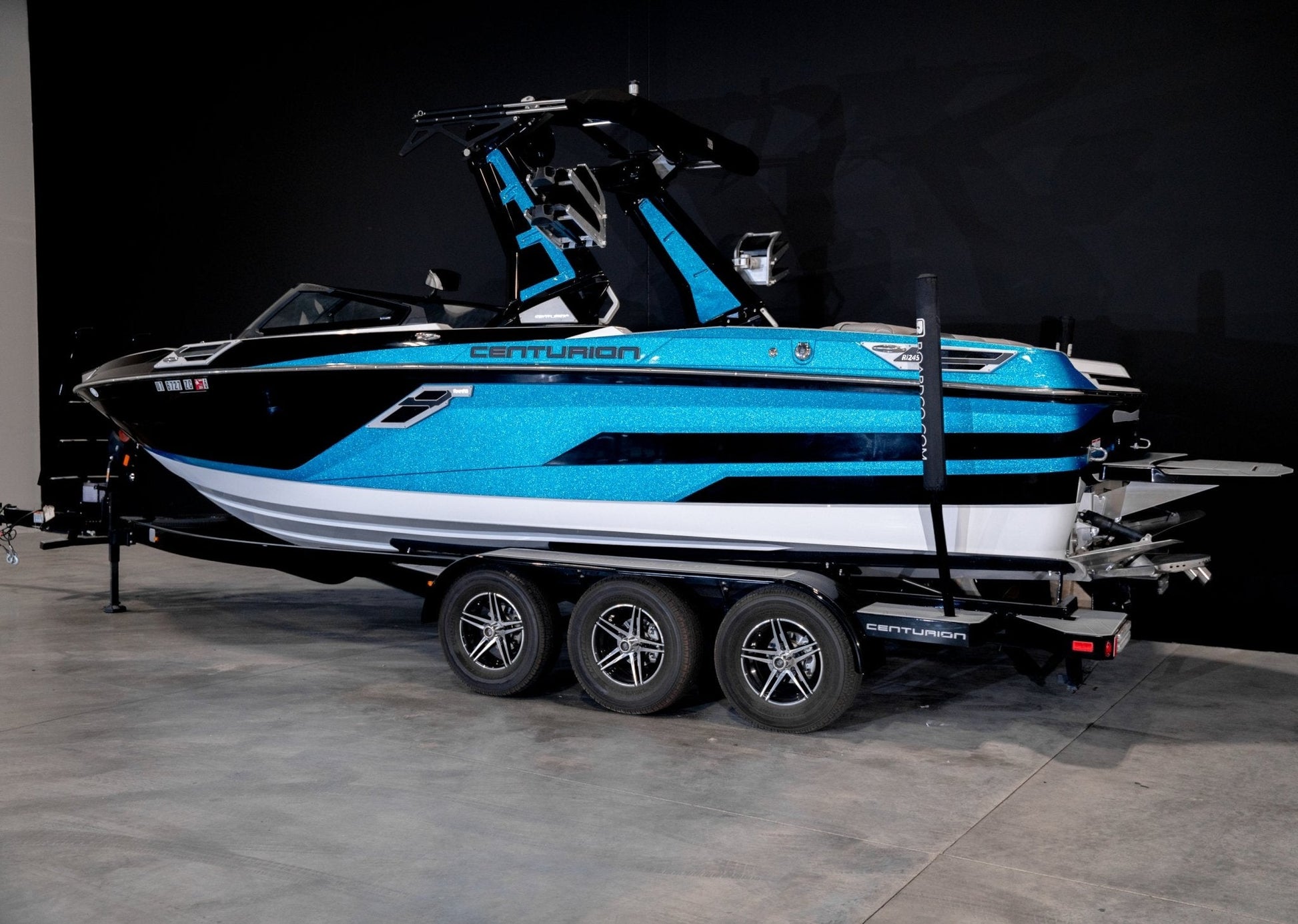 2021 Centurion Ri245 - Blue / Black / White - BoardCo Boats