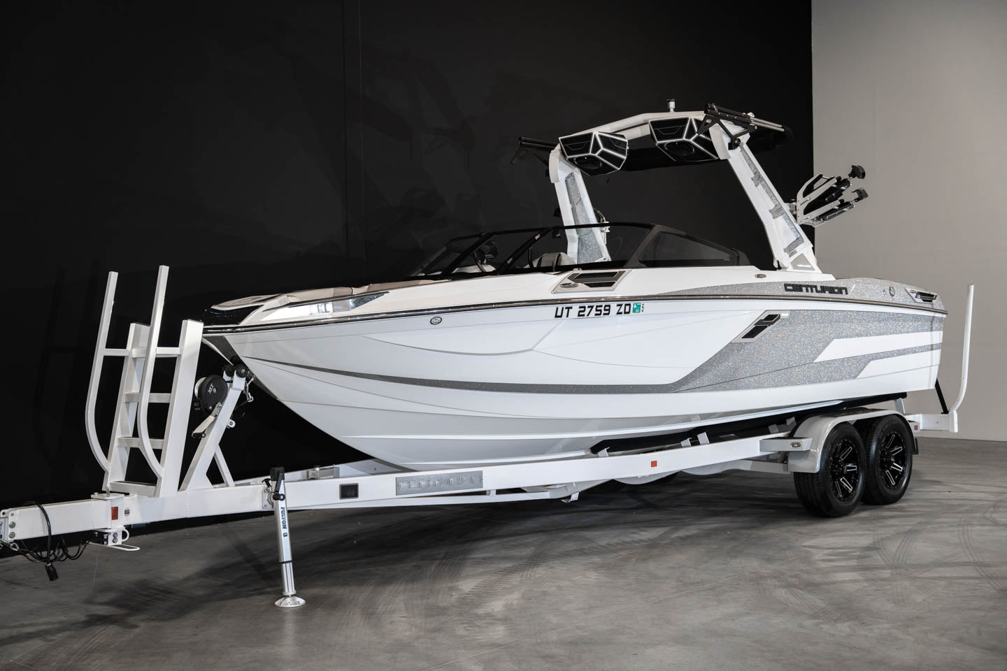 2021 Centurion Ri245 - Silver Metal Flake / White - BoardCo