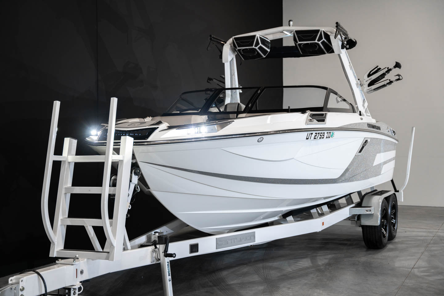 2021 Centurion Ri245 - Silver Metal Flake / White - BoardCo
