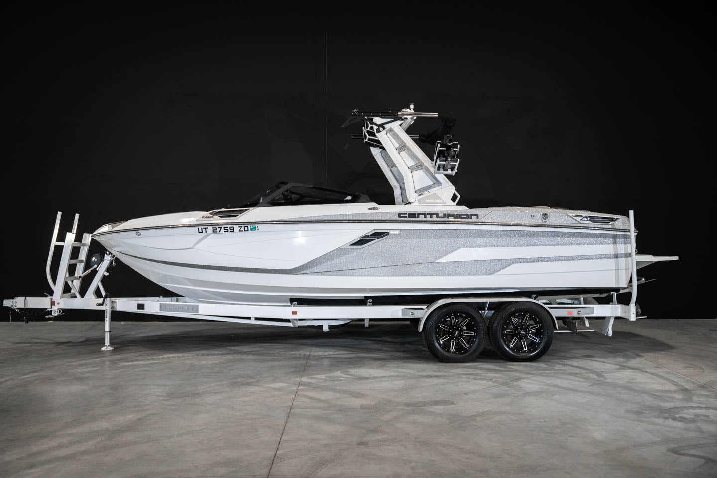 2021 Centurion Ri245 - Silver Metal Flake / White - BoardCo