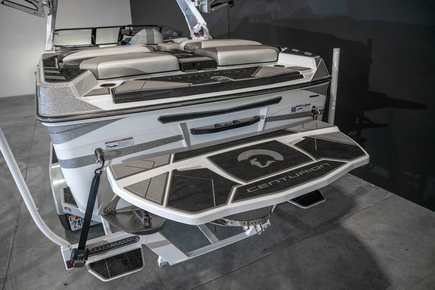 2021 Centurion Ri245 - Silver Metal Flake / White - BoardCo