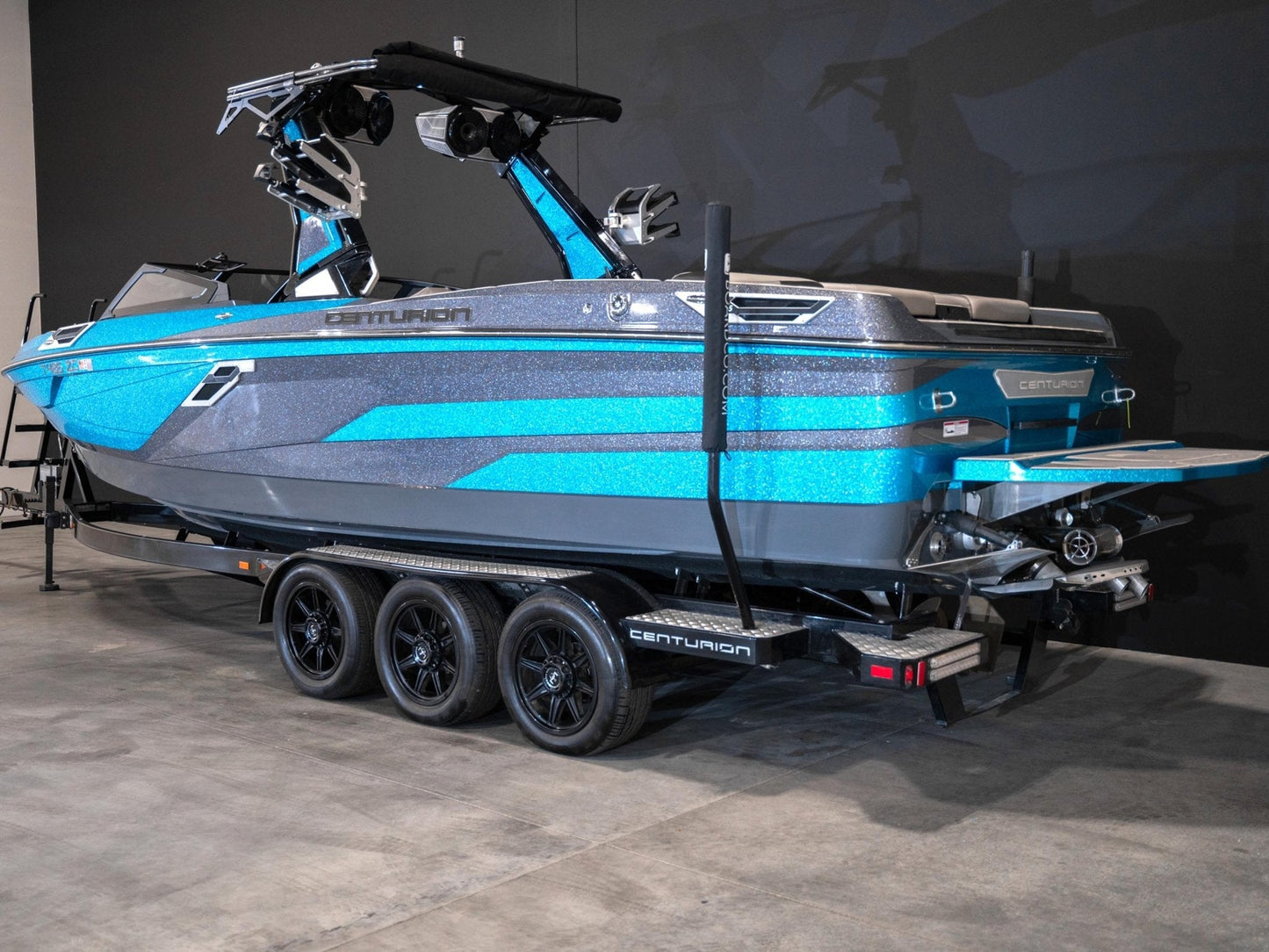 2021 Centurion Ri265 - Gunmetal Flake / Bahama Blue Flake / Charcoal - BoardCo