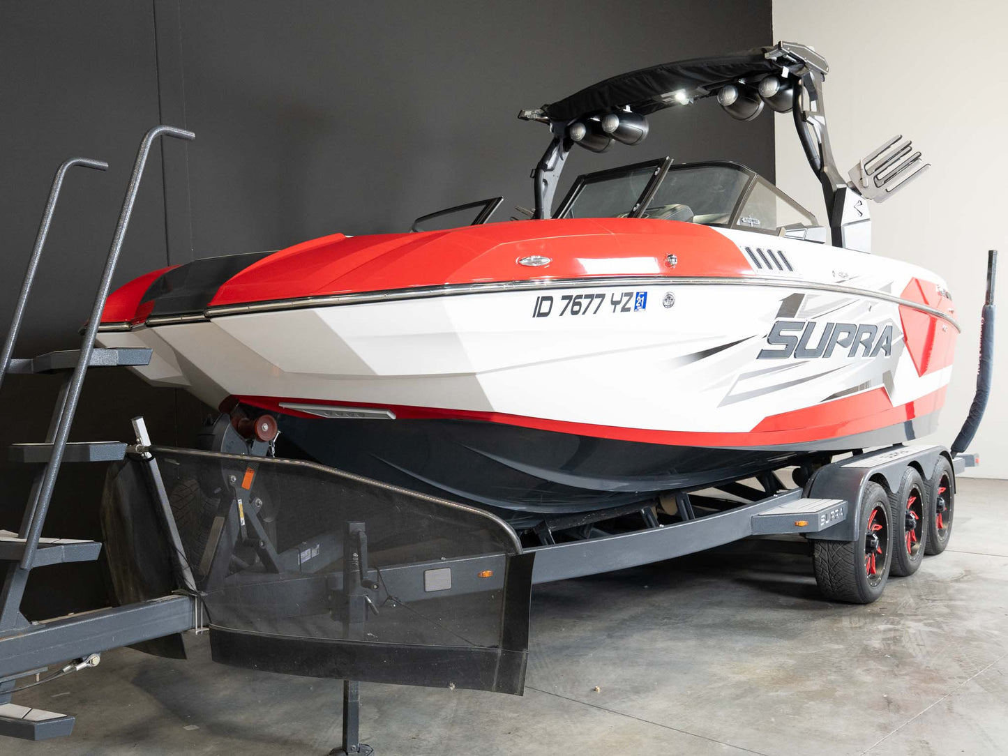 2021 Supra SA550 - Red / White - BoardCo Boats