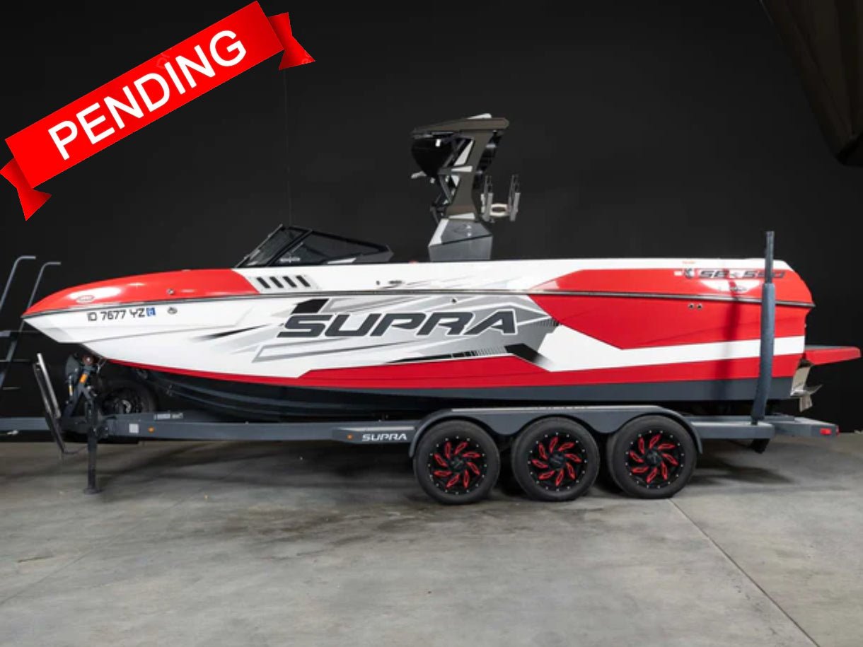 2021 Supra SA550 - Red / White - BoardCo Boats