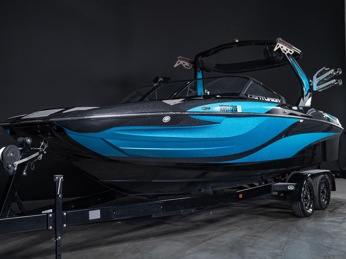 2022 Centurion Fi23 - Blue Flake / Black - BoardCo Boats