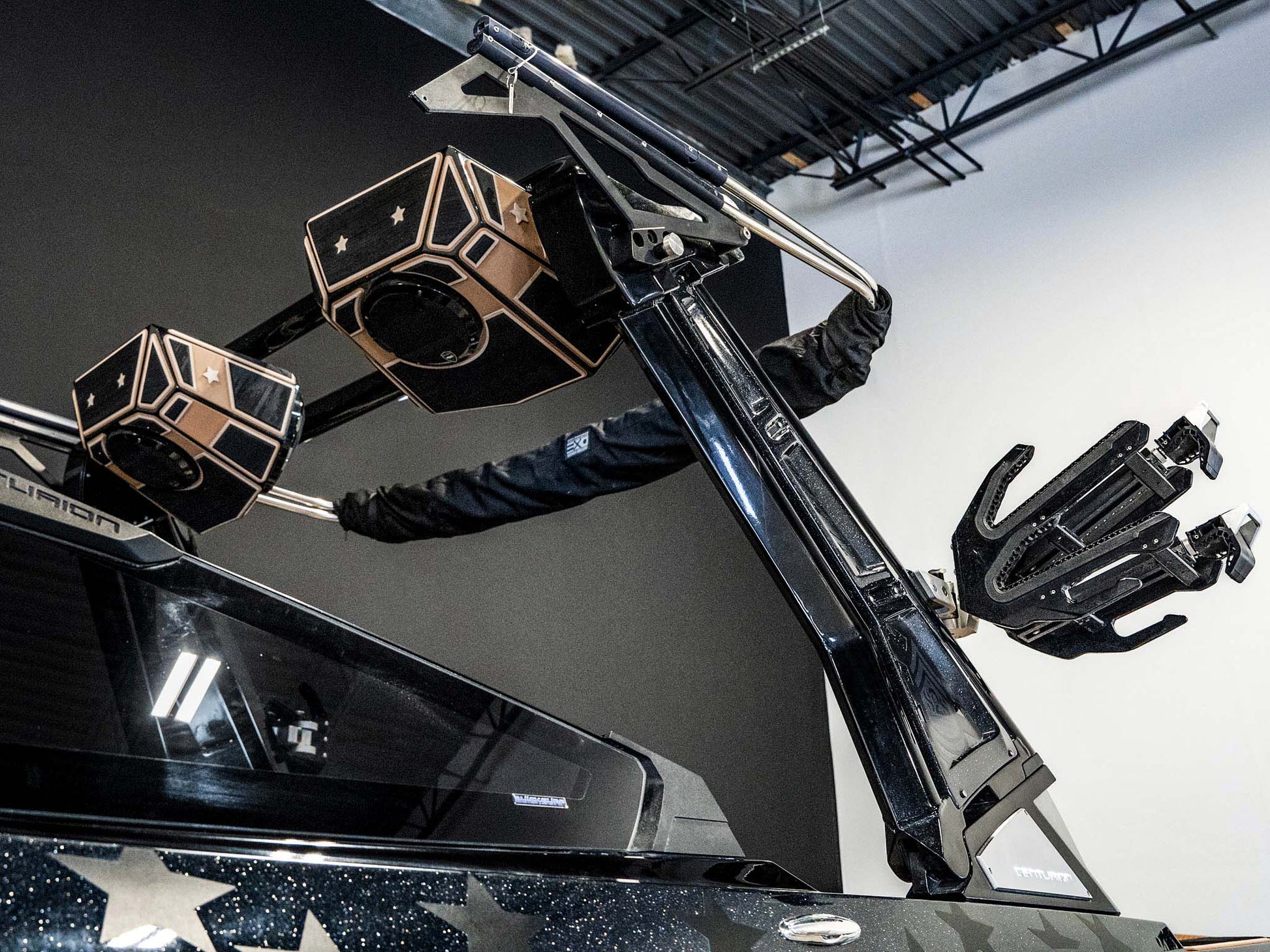 2022 Centurion Ri245 - Black / Black Metal Flake / S2S - BoardCo