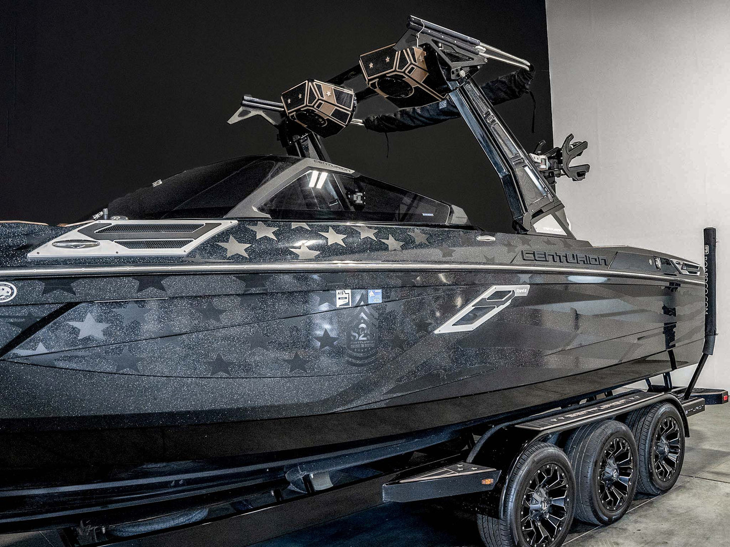 2022 Centurion Ri245 - Black / Black Metal Flake / S2S - BoardCo