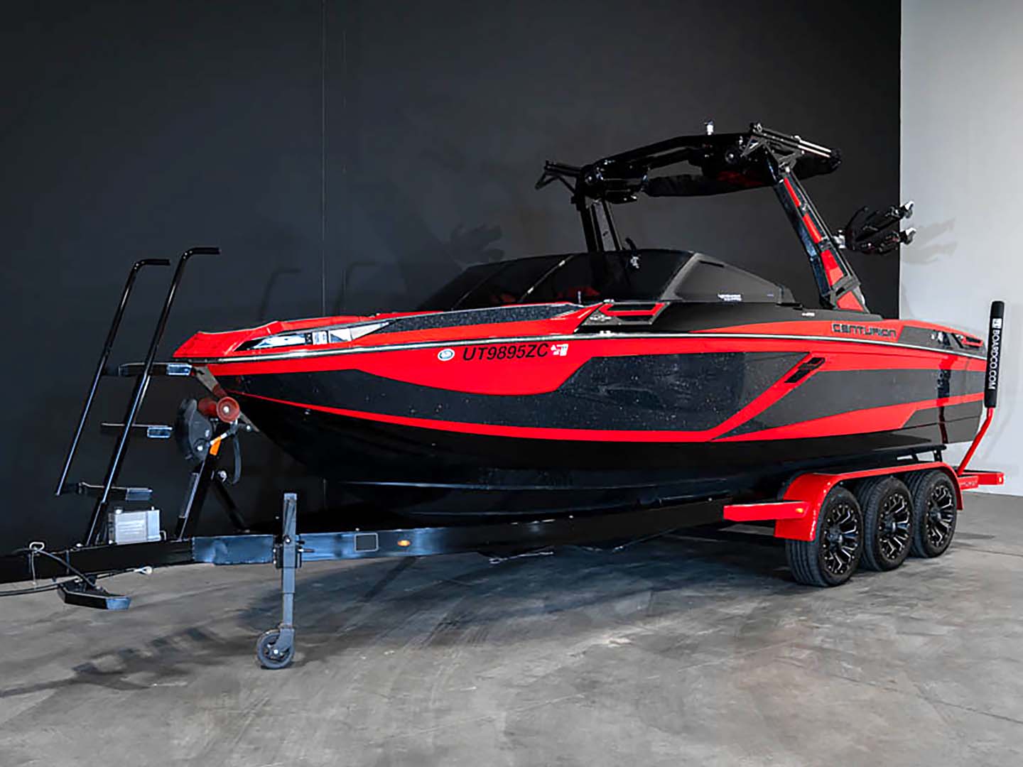 2022 Centurion Ri245 - Black Flake / Red / Onyx Black - BoardCo