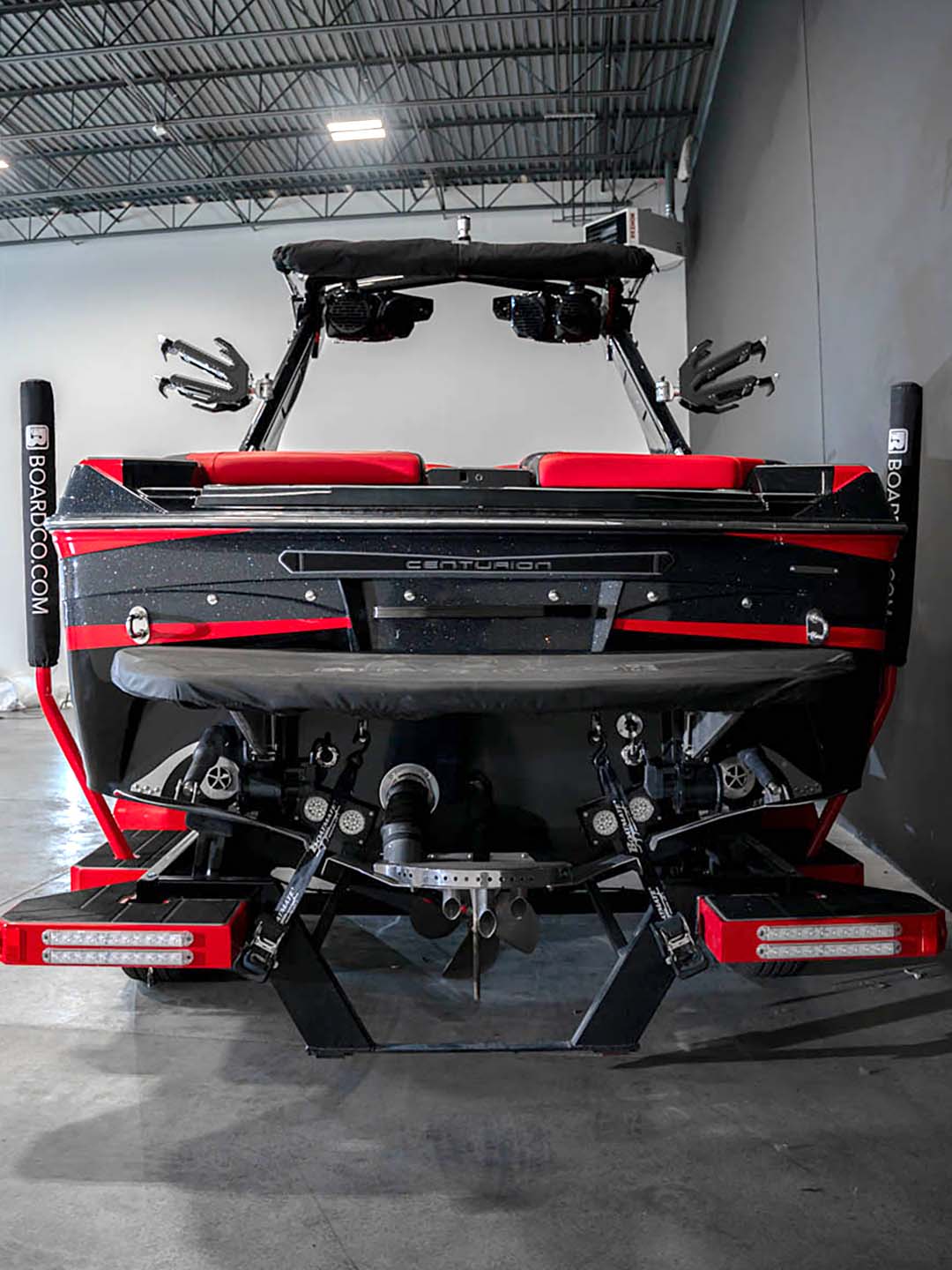 2022 Centurion Ri245 - Black Flake / Red / Onyx Black - BoardCo