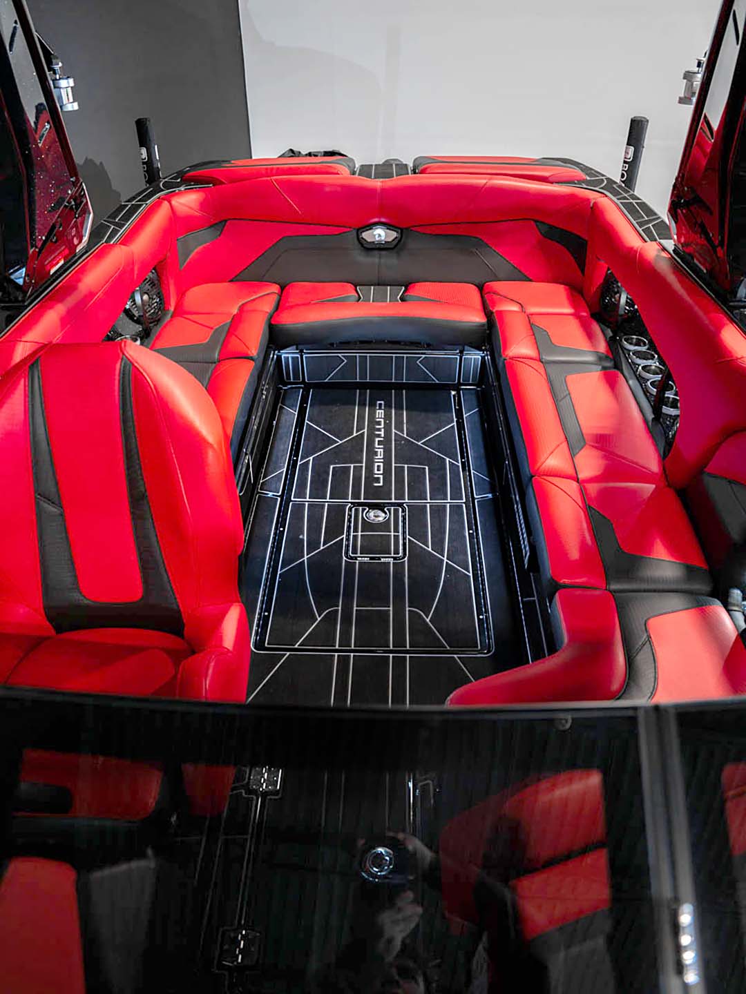 2022 Centurion Ri245 - Black Flake / Red / Onyx Black - BoardCo