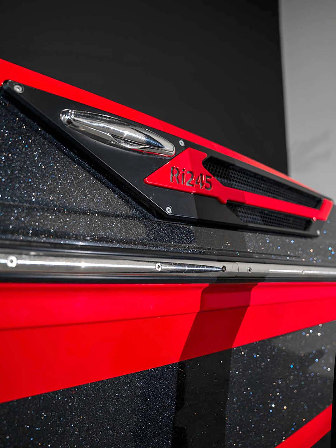 2022 Centurion Ri245 - Black Flake / Red / Onyx Black - BoardCo