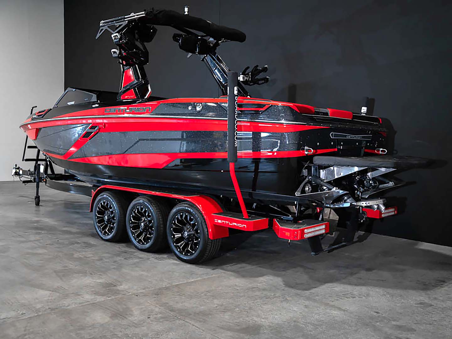 2022 Centurion Ri245 - Black Flake / Red / Onyx Black - BoardCo
