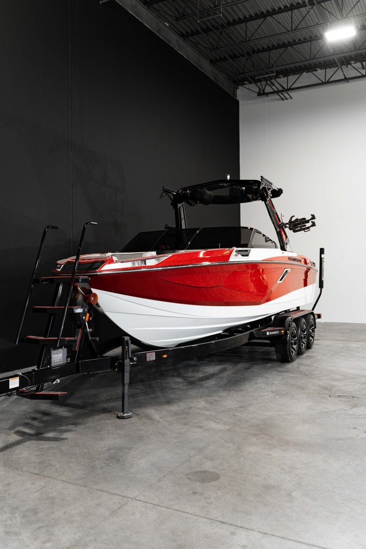 2022 Centurion Ri245 - Fire Red Metal Flake / White - BoardCo