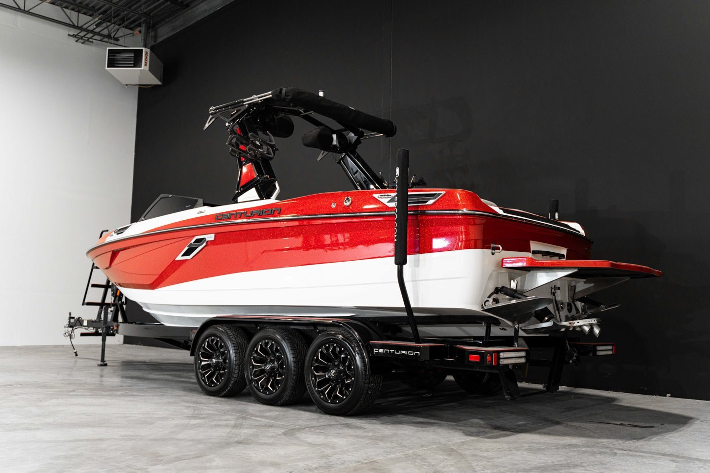 2022 Centurion Ri245 - Fire Red Metal Flake / White - BoardCo