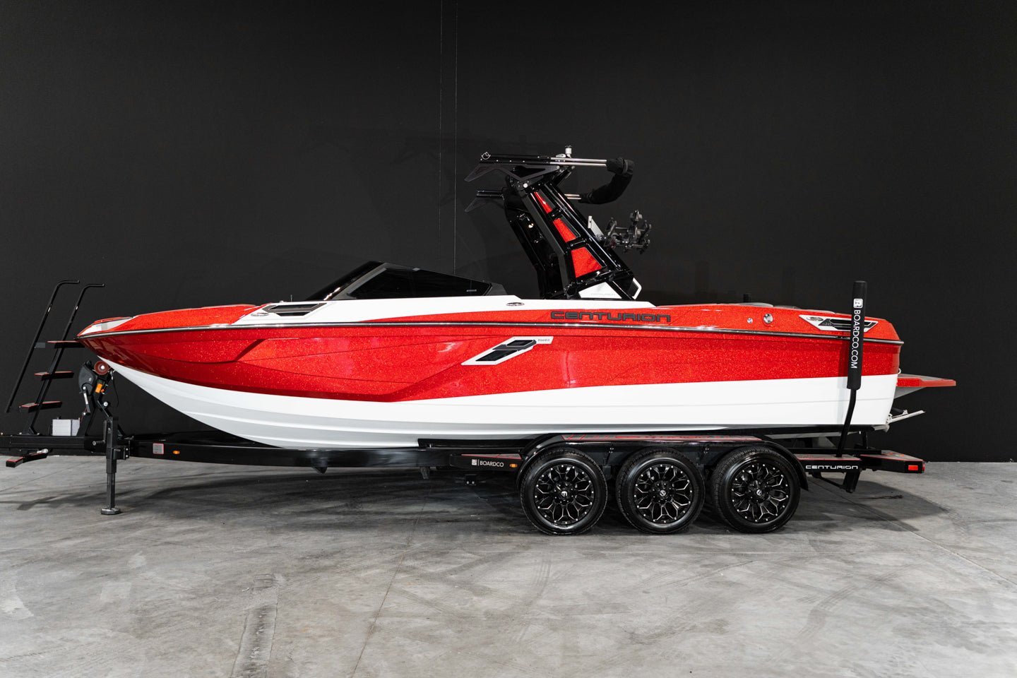 2022 Centurion Ri245 - Fire Red Metal Flake / White - BoardCo