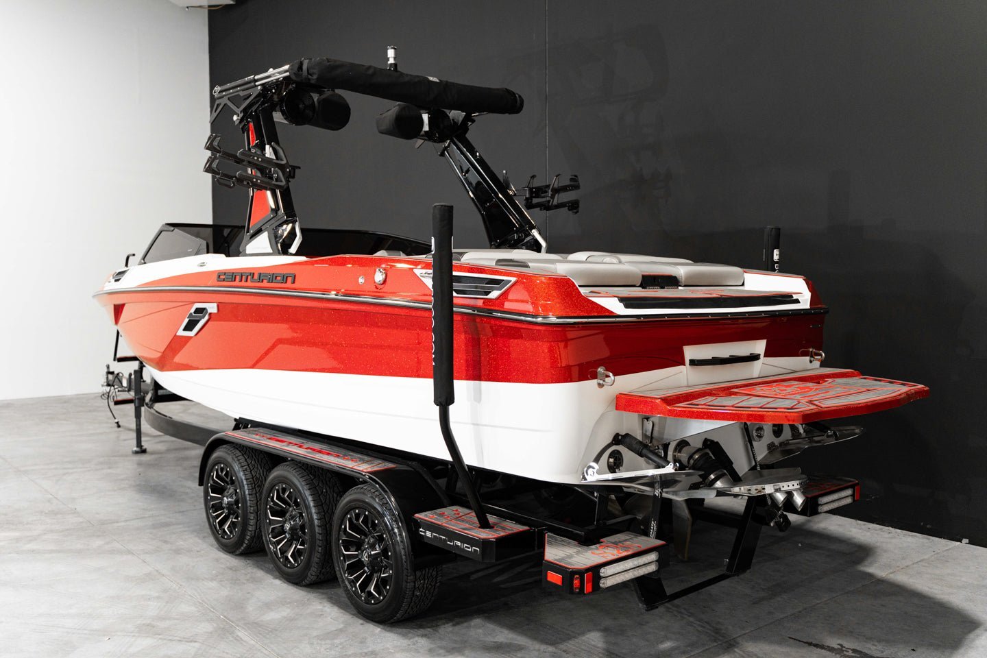 2022 Centurion Ri245 - Fire Red Metal Flake / White - BoardCo