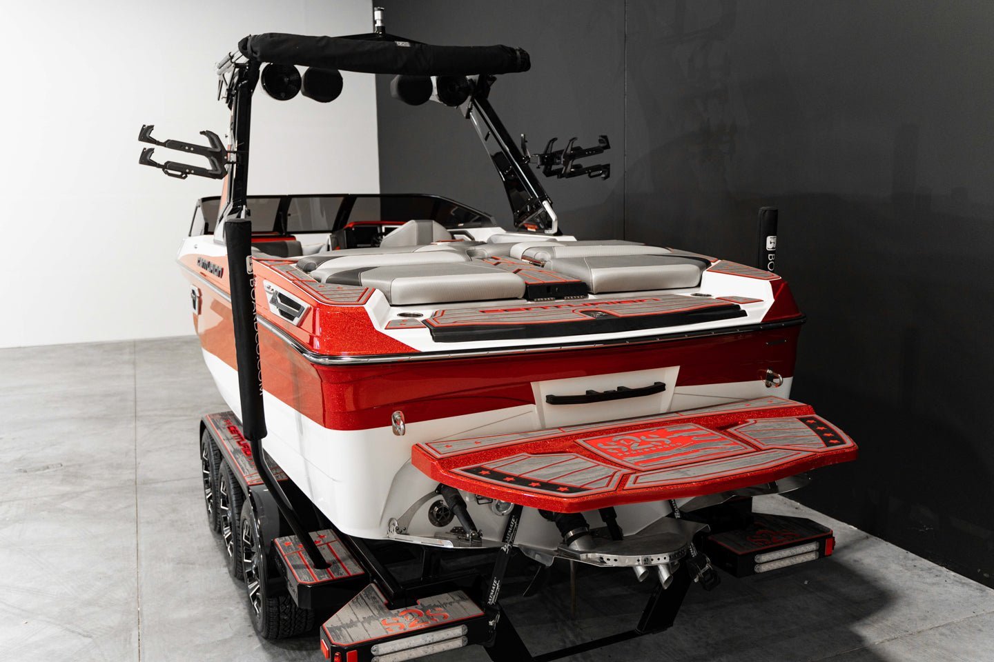 2022 Centurion Ri245 - Fire Red Metal Flake / White - BoardCo