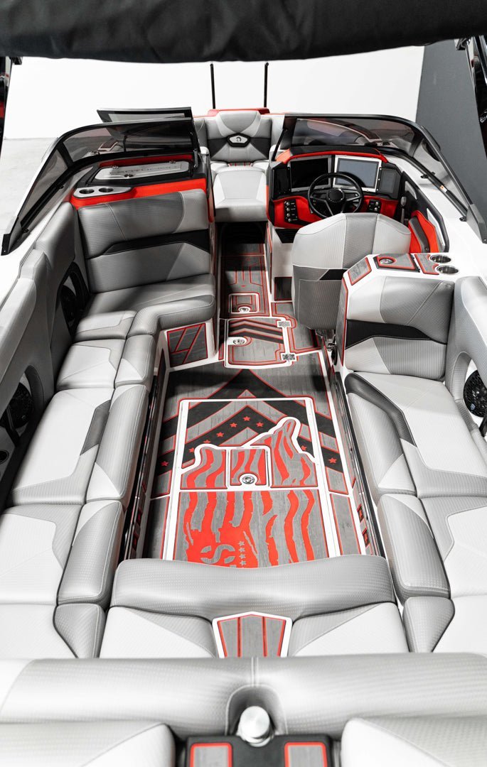2022 Centurion Ri245 - Fire Red Metal Flake / White - BoardCo