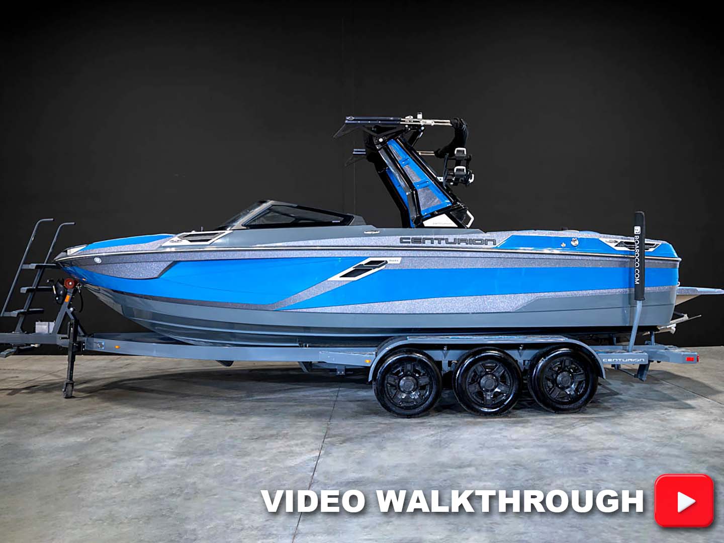2022 Centurion Ri245 Marina Blue / Gun Flake / Charcoal - BoardCo