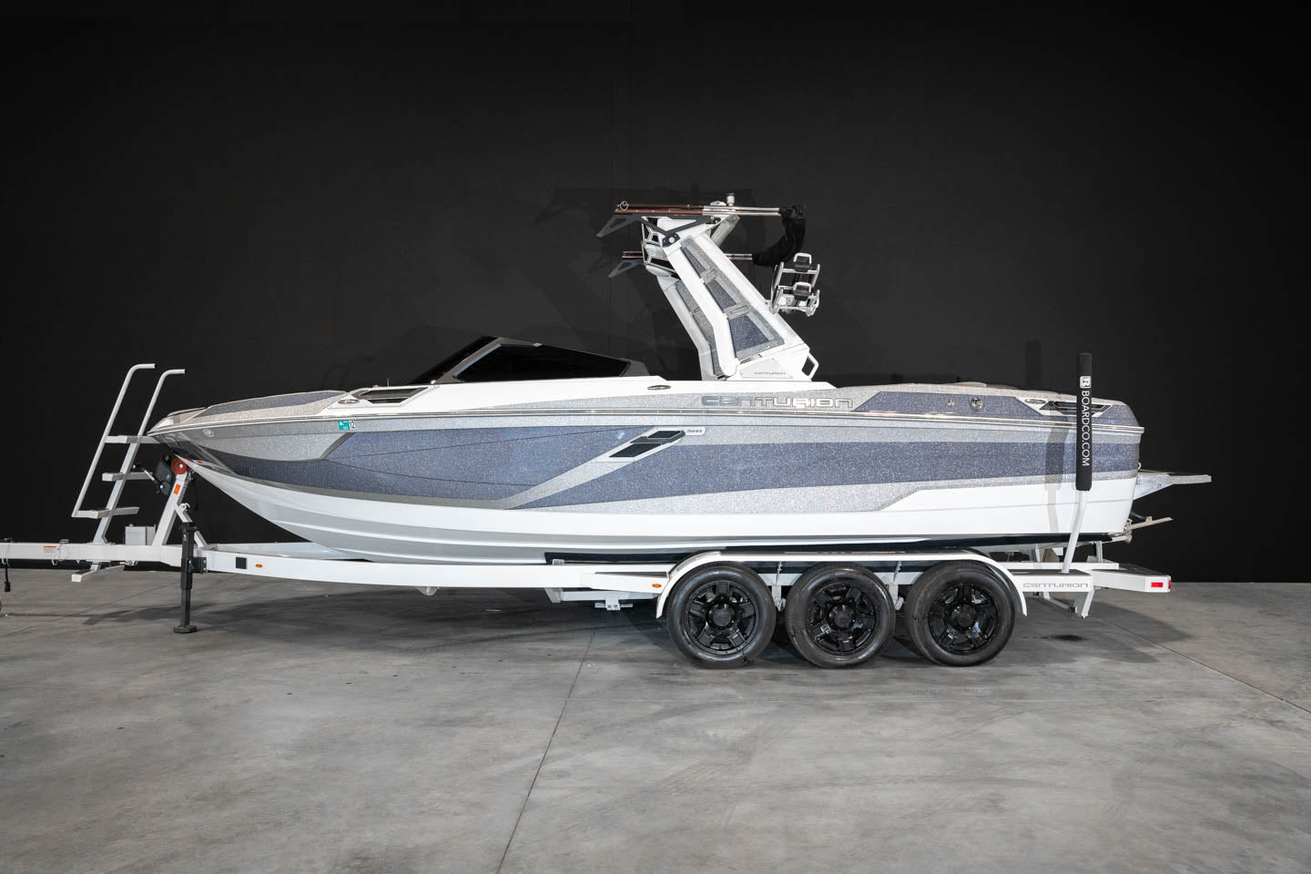 2022 Centurion Ri245 - White / Silver Flake / Gunmetal Flake - BoardCo