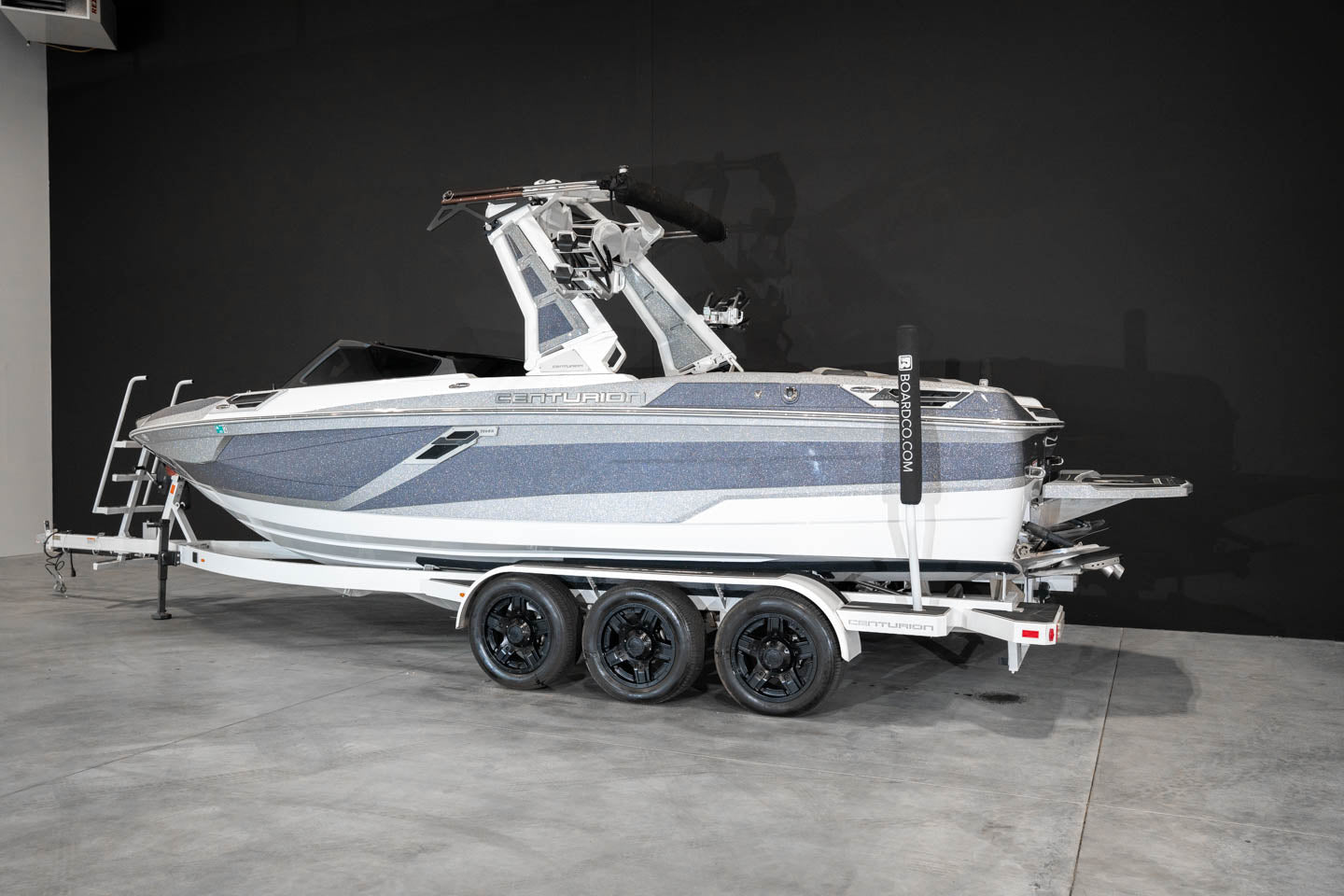 2022 Centurion Ri245 - White / Silver Flake / Gunmetal Flake - BoardCo