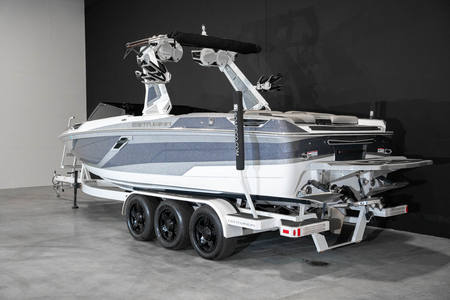 2022 Centurion Ri245 - White / Silver Flake / Gunmetal Flake - BoardCo