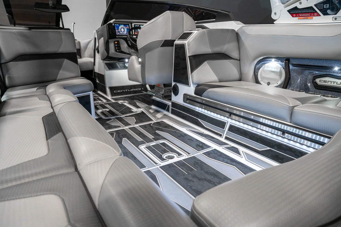 2022 Centurion Ri245 - White / Silver Flake / Gunmetal Flake - BoardCo