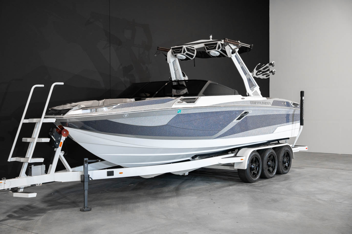 2022 Centurion Ri245 - White / Silver Flake / Gunmetal Flake - BoardCo