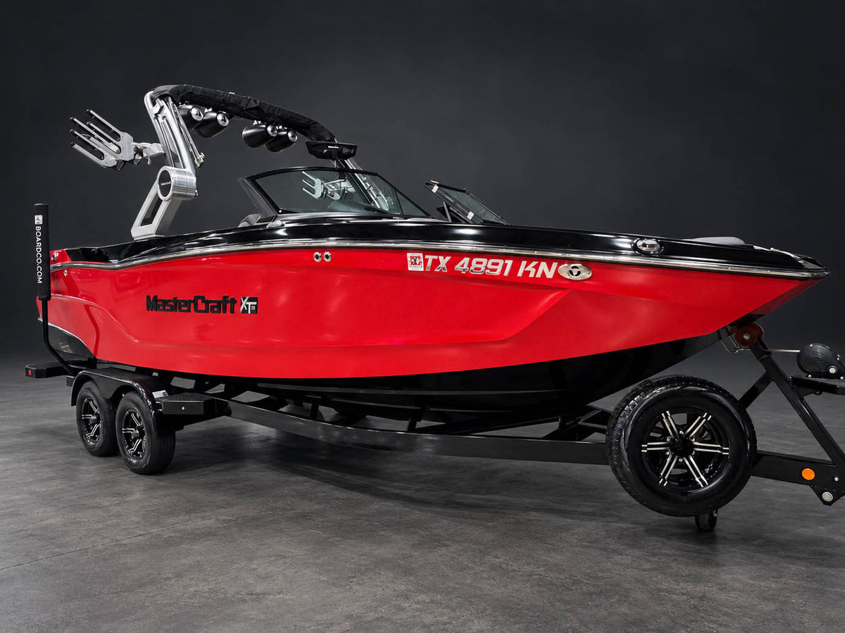 2022 Mastercraft XT24 in red w/ GRAY interior