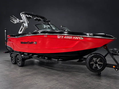 2022 Mastercraft XT24 in red w/ GRAY interior