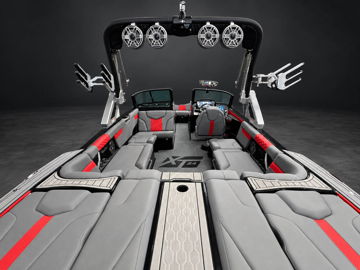 2022 Mastercraft XT24 in red w/ GRAY interior
