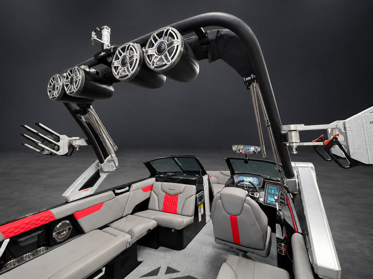 2022 Mastercraft XT24 in red w/ GRAY interior