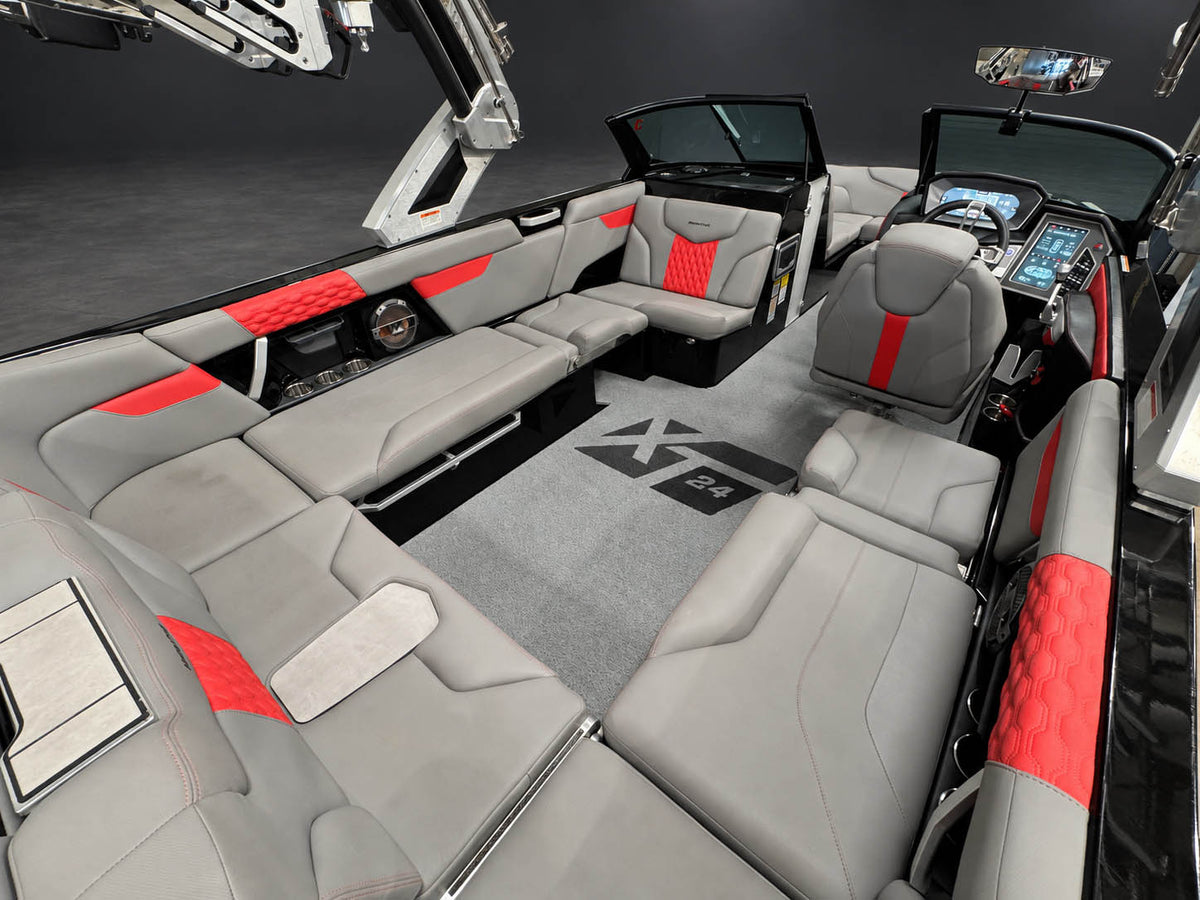 2022 Mastercraft XT24 in red w/ GRAY interior