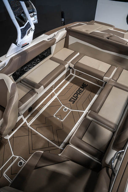 2022 Supreme S240 Black Flake / White - BoardCo Boats
