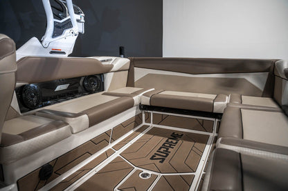 2022 Supreme S240 Black Flake / White - BoardCo Boats