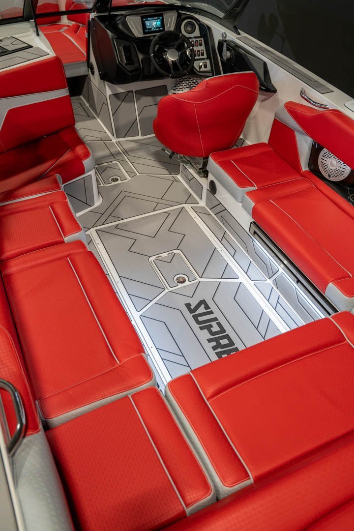 2022 Supreme S240 Fire Red Flake / White - BoardCo