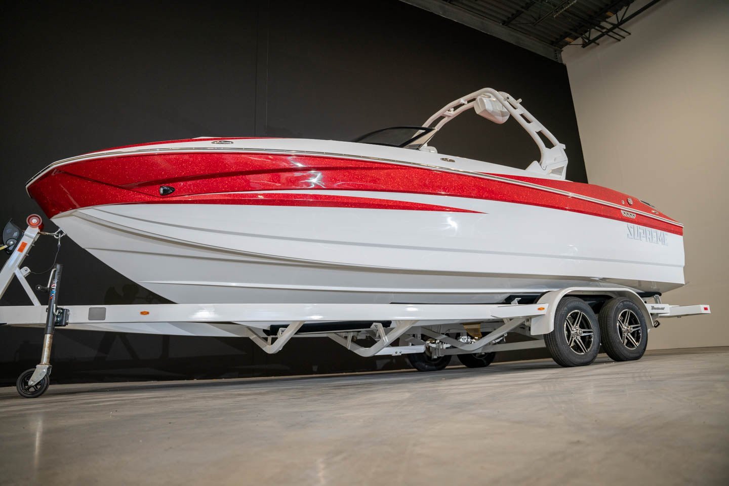 2022 Supreme S240 Fire Red Flake / White - BoardCo