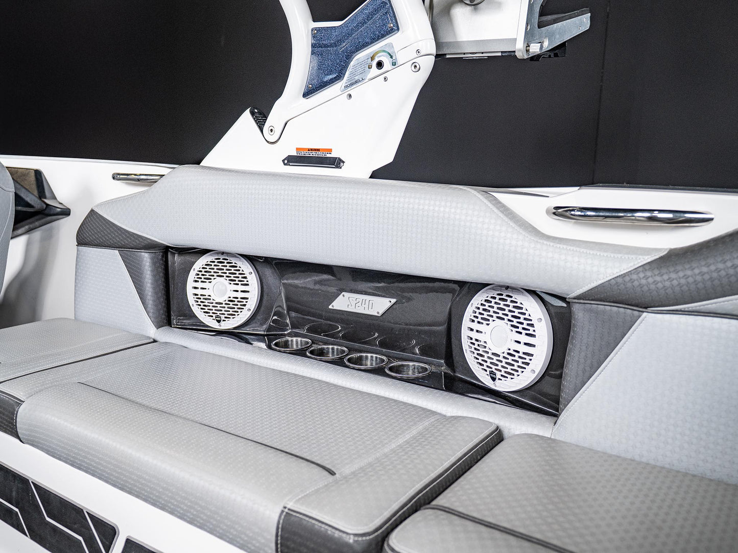 2022 Supreme S240 - Steel Blue / White - BoardCo Boats