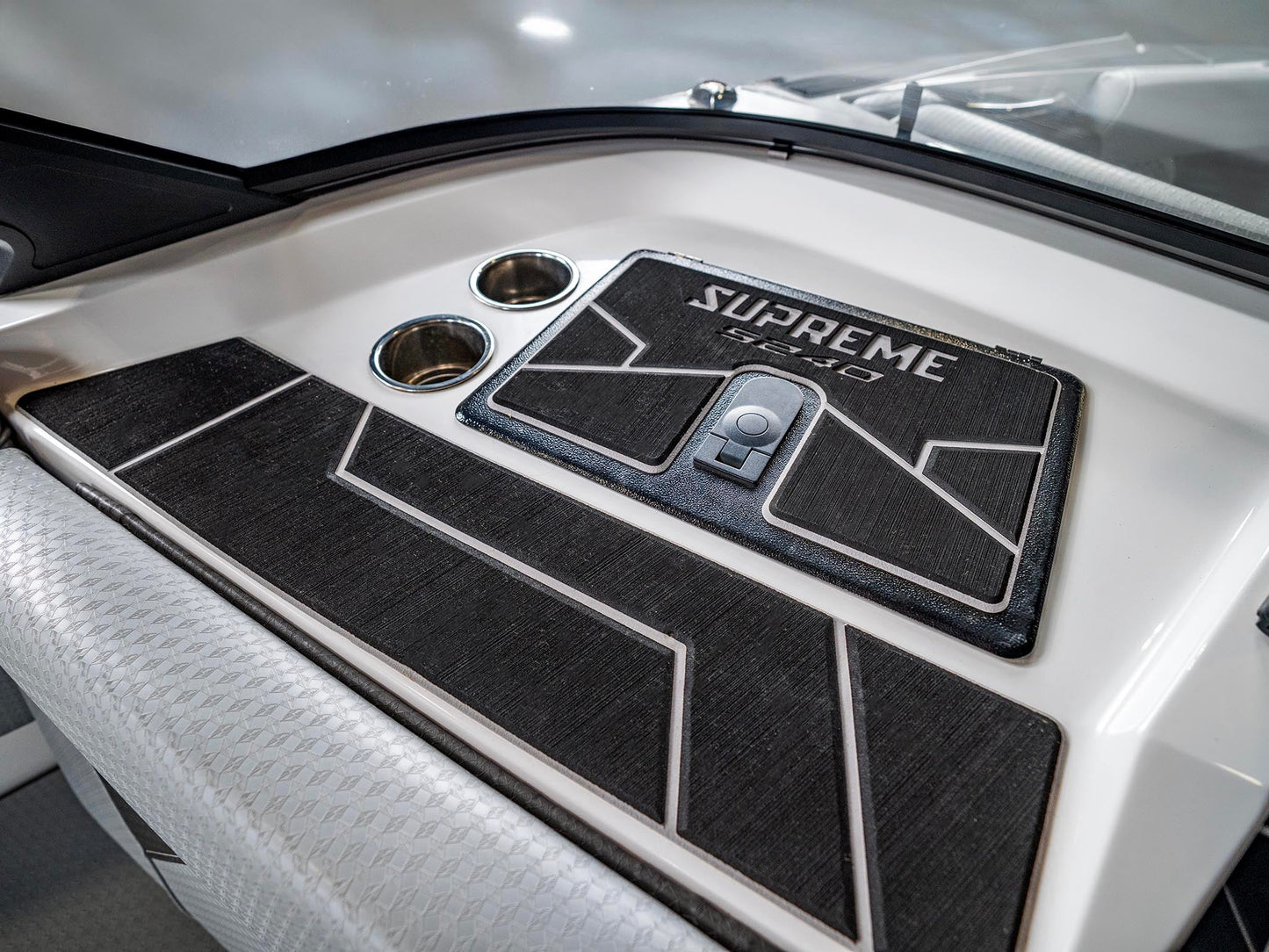 2022 Supreme S240 - Steel Blue / White - BoardCo Boats